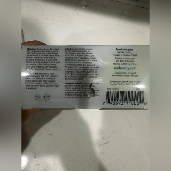 Brand New In Box melii Snap & Go Baby Food Storage Containers - 6 Pack - Picture 5 of 5